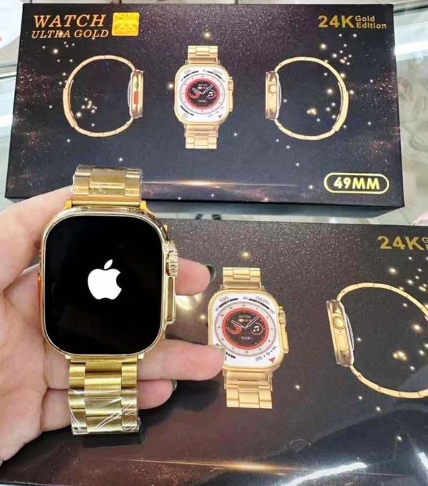 X8 Ultra Gold Smart Watch 24K Gold Edition 49MM