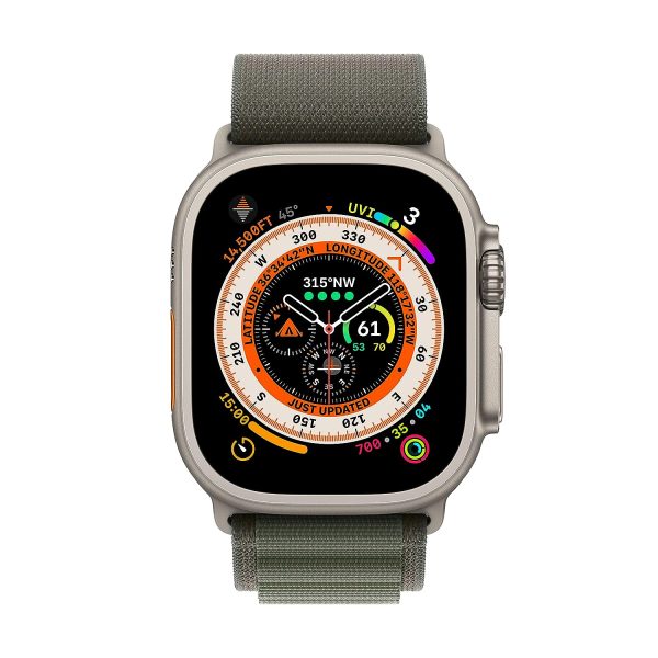 Apple Watch Ultra Smart Watch W/Rugged Titanium Case