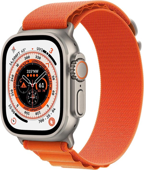 Apple Watch Ultra Smart Watch W/Rugged Titanium Case